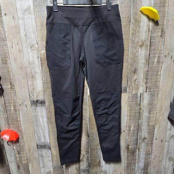 Carhartt Women's Stretch Fit High-Rise Force Midweight Utility Leggings Black - Picture 2 of 6